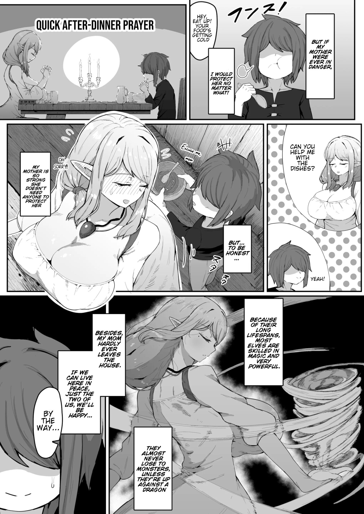 Hentai Manga Comic-Impregnating my elf mother.-Read-10